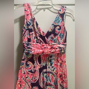 Lilly Pulitzer maxi dress.